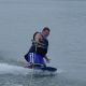 Kneeboarding at the River..