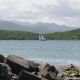 Sailing on channel between Puerto Rico and Pineiro Island (A